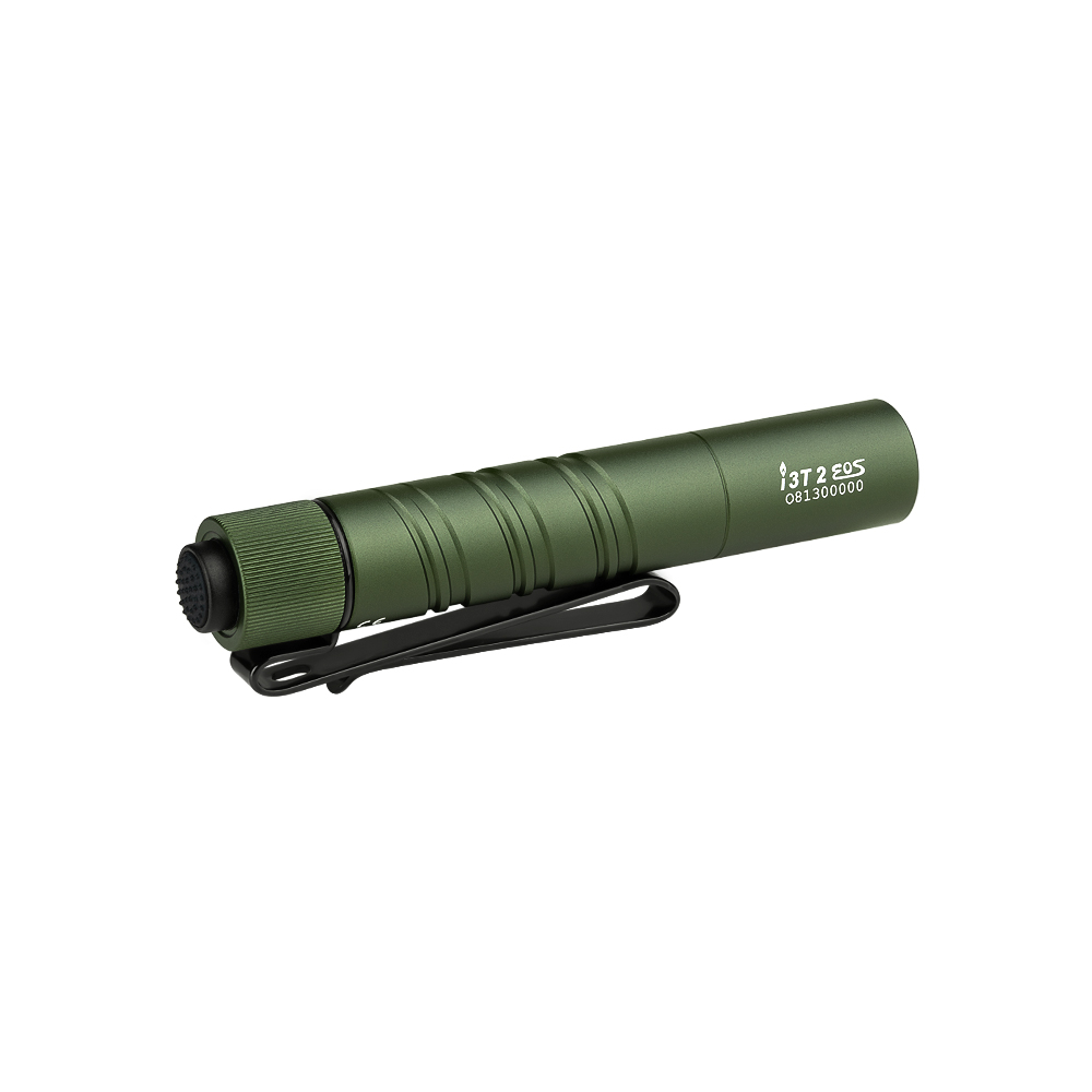 i3T 2 EOS Small EDC Flashlight OD Green